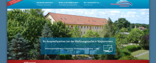 Unsere Neue Webseite